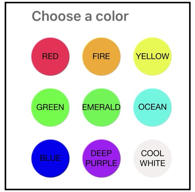 CRMX Toolbox App Universe Color Options